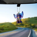 キーホルダー キーリング かわいい 羽付きマスコット アクリル ダークブルー おしゃれ バッグチャーム 車用アクセサリー バックミラー飾り 小物 ギフト プレゼ...