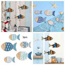 壁掛け飾り 夏インテリア マリンテイスト 熱帯魚 木製 プレート リビング 寝室 室内装飾 オーナメント 玄関 子供部屋 店舗用 ナチュラル 軽量