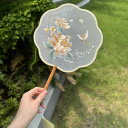 うちわ 団扇 子供 キッズ 蘇州刺繍 両面刺繍 手作り ハンドメイド 木製 中国風 漢服 小物 誕生日 記念日 お祝い ギフト 贈り物 プレゼント 飾り インテリア