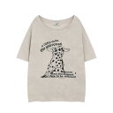 Tシャツ メンズ ダルメシアン柄 プリント 半袖 クルーネック ゆったり オーバーサイズ ストリート カジュアル ペア カップル 綿混紡 通気性 夏