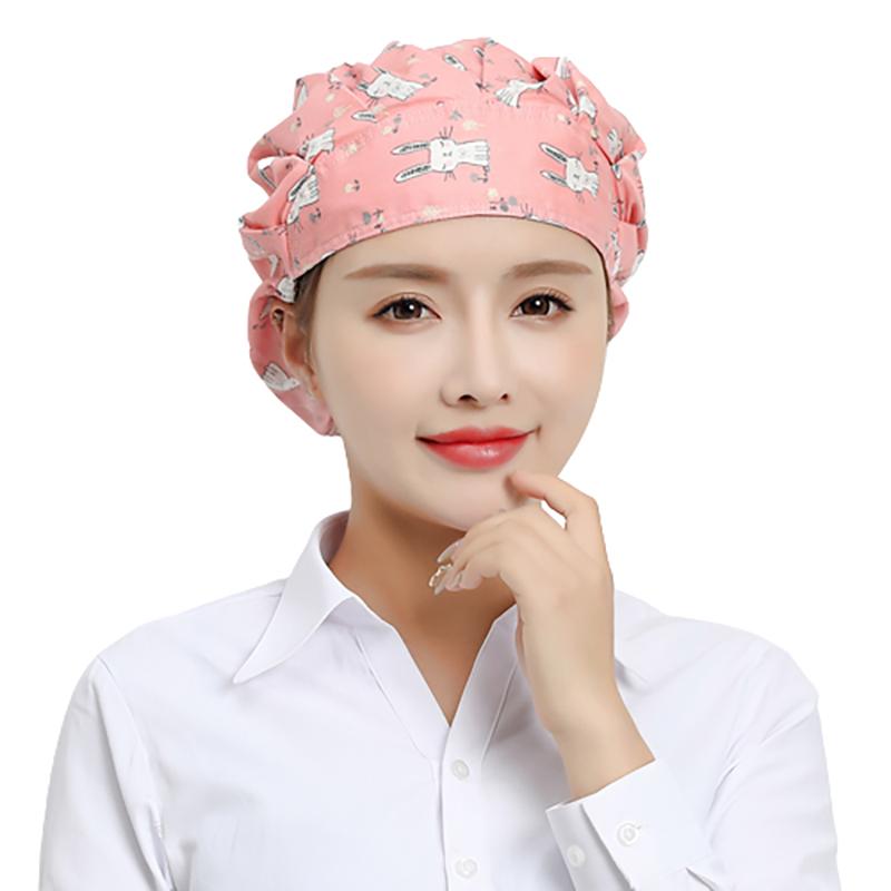 コック帽 レディース 女性用 キッチン 厨房 飲食店 調理用 作業帽子 油煙対策 花柄 防塵 衛生 おしゃれ..