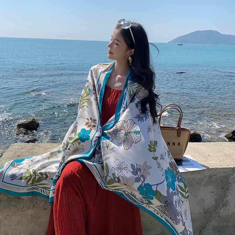 ストール レディース 大判 ショール ビーチタオル パレオ ラップ 夏 UV対策 日焼け防止 多機能 マルチ..