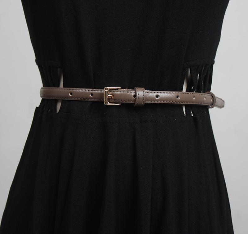ベルト レディース レトロ 本革 牛革 ウエストマーク サッシュベルト 上品 カジュアル パンツスタイル ..