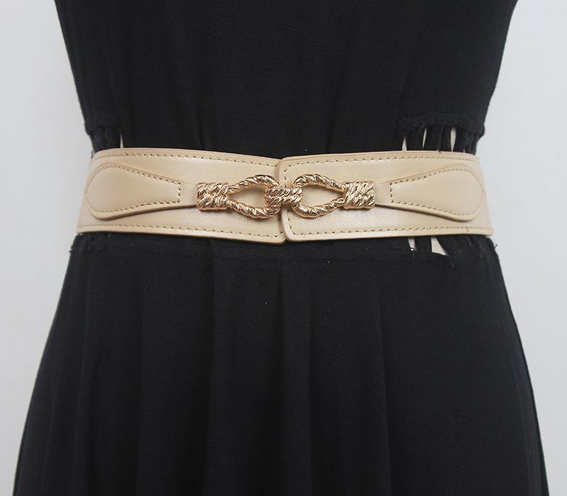 ベルト レディース 幅広 ウエストマークベルト コルセットベルト フェイクレザー ワンピース スカート ..