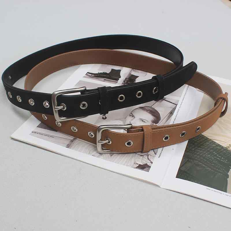 ベルト 秋冬 牛革 カジュアル Y2Kファッション 着回し デニムパンツ カジュアルパンツ ピンバックル 合..