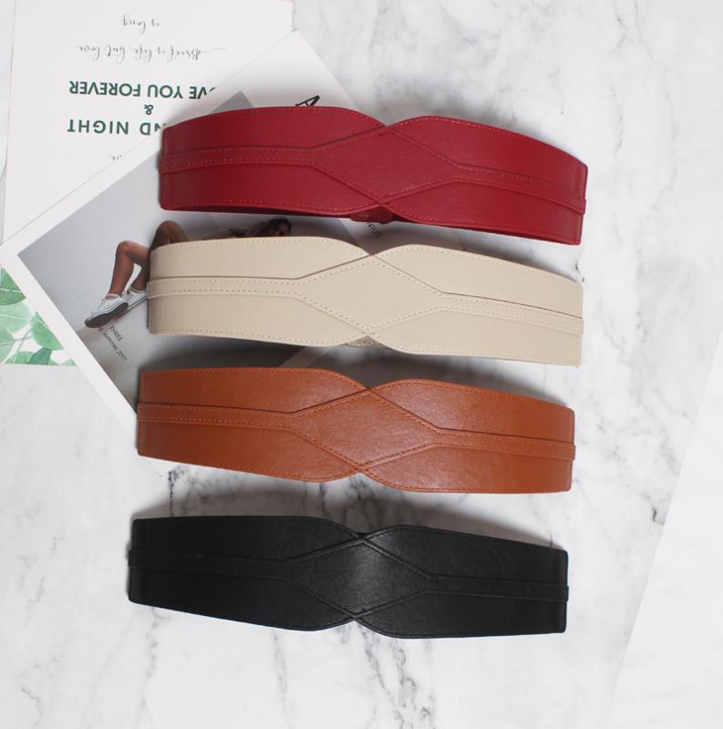 ベルト レディース 幅広 ウエストマーク 太ベルト PUレザー フェイクレザー スエード調 切り替えデザイン シンプル 秋冬 セーター コート アウター アクセント