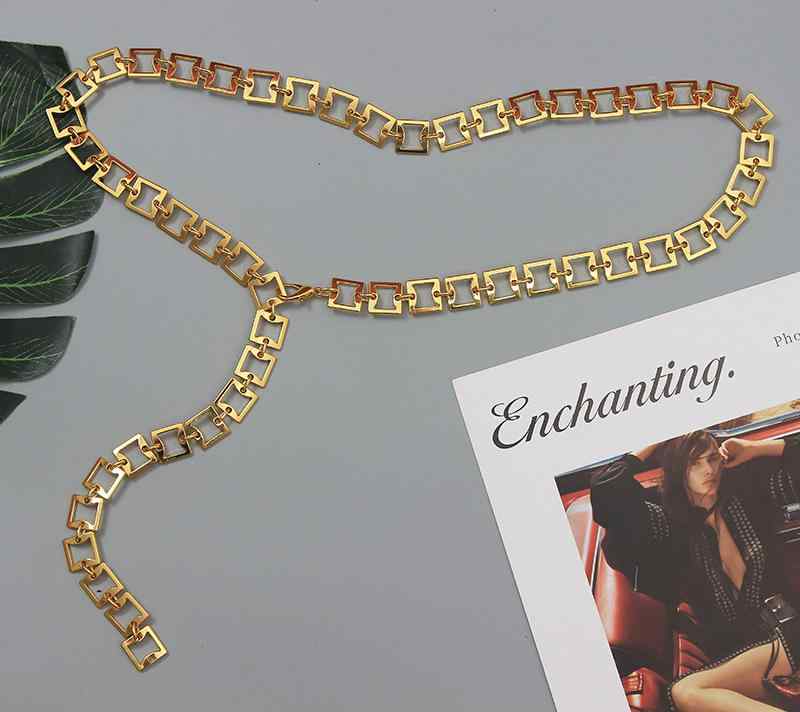 ウエストチェーン レディース ゴールド メタル V字 個性的 ウエストマーク ベルト ライトラグジュアリ..