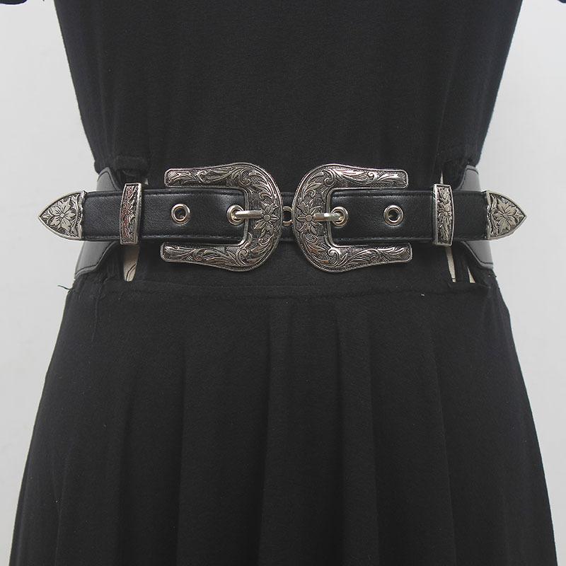 ウエストベルト レディース レトロ 伸縮性 フェイクレザー ストレッチ くびれ強調 スタイルアップ スーツ コート ワンピース ジャケット アウター 細見え ブラック ダークグリーン ブラウン ベージュ キャラメル