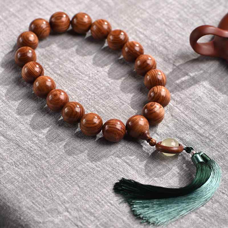 ペンダント カーアクセサリー アフリカンローズウッド シフトノブ 数珠 念珠 天然木製 車内装飾 吊り下..