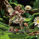 ガーデンピック アクリル ボヘミアン アメリカンカントリー エルフ 妖精 バイオリン 屋外 庭 植木鉢 オーナメント オブジェ