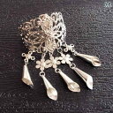 髪飾り ヘッドドレス 和装 古典風 繊細 可憐 タッセル フリンジ ヘアクリップ ヘアコーム かんざし ペア 漢服 浴衣 着物 振袖 成人式 卒業式 七五三 結婚式 パーティー イベント まとめ髪
