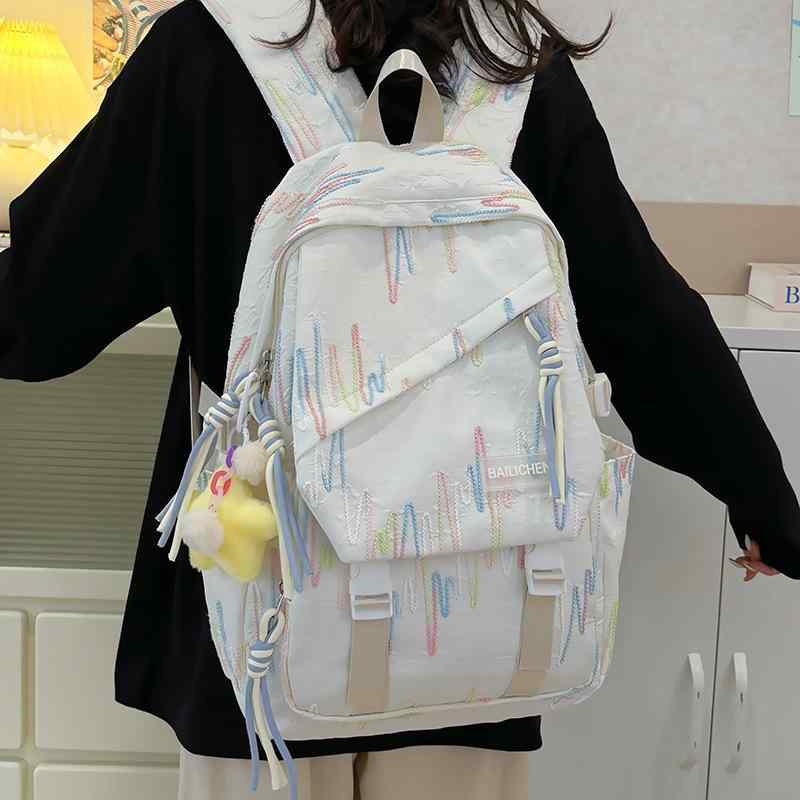 リュック レディース デイパック 大容量 シンプル かわいい 中高生 通学用 ナイロン 防水 軽量 負担軽..