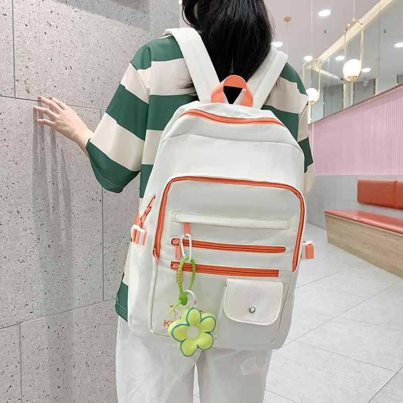 リュック レディース 学生 スクールバッグ ナイロン 大容量 撥水 PC収納 負担軽減 通学用 高校生 中学..