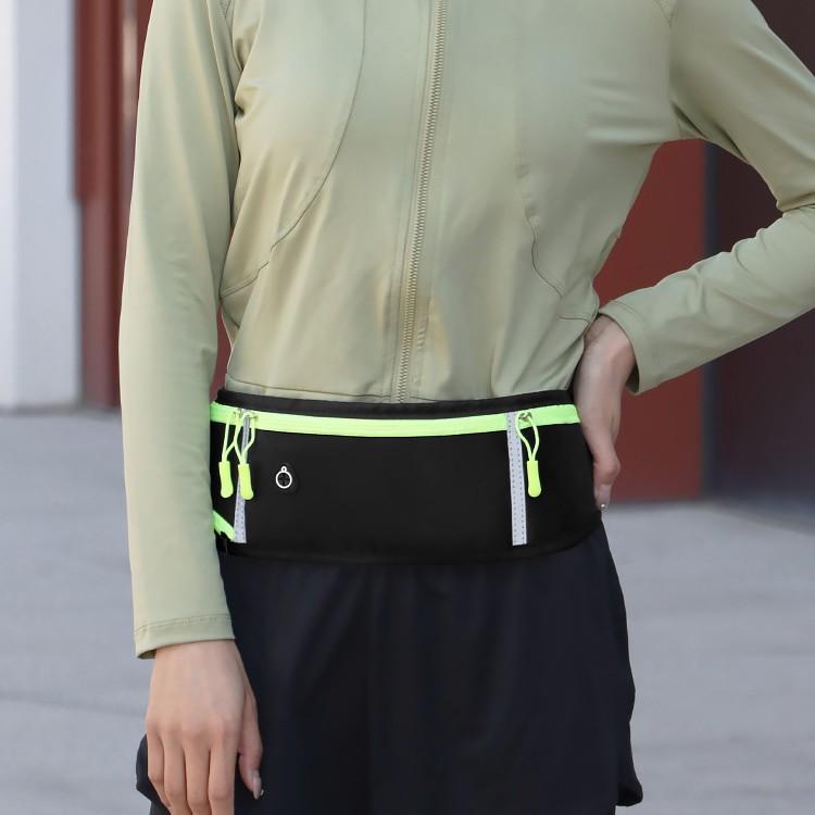 スポーツ ウエストバッグ 男女兼用 ランニング マラソン フィットネス アウトドア スマホ収納 防水 多..