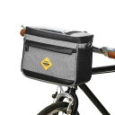 自転車バッグ フロント フレーム ハンドルバー 電動自転車 オートバイ対応 撥水 保冷保温 多機能 ピクニック サイクリング アウトドア ポリエステル製 ブラッ...