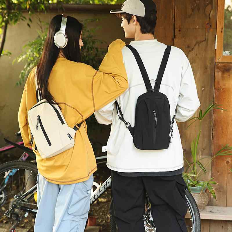 ボディバッグ メンズ 大容量 軽量 ナイロン スポーツ アウトドア サイクリング 旅行 普段使い 耐摩耗性 無地 韓国風 カジュアル 斜め掛け ミニショルダーバッグ チェストバッグ マカロンカラー