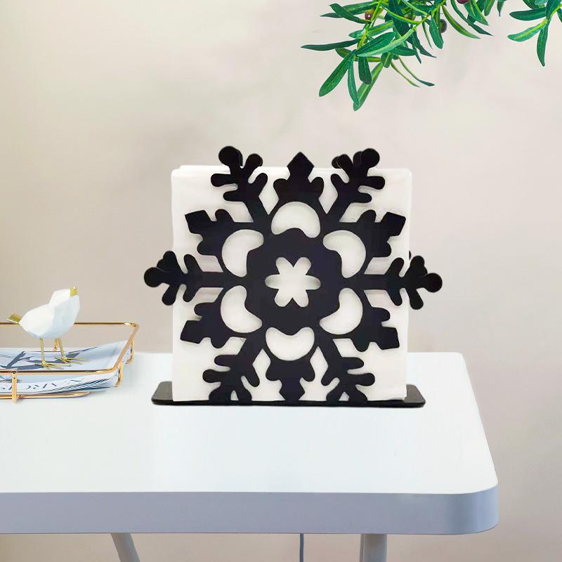 ナプキンスタンド キッチン ダイニング 食卓用 アイアン製 モダン おしゃれ 縦型 ペーパーホルダー 雪..