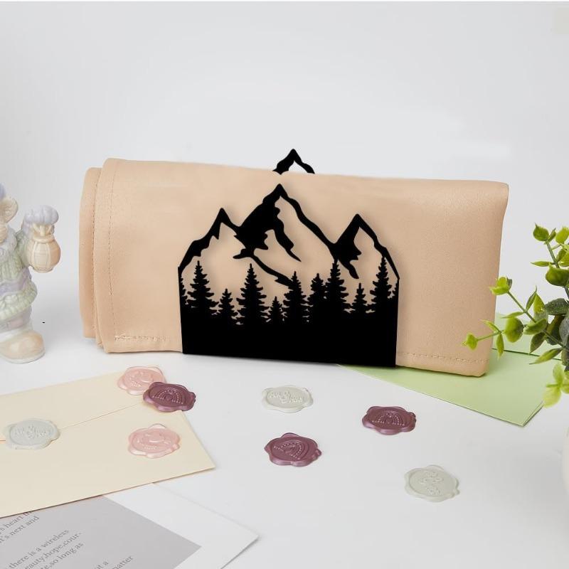 ナプキンスタンド 金属製 ブラック 山水モチーフ シンプル モダン バー レストラン ホテル 店舗用 ペー..