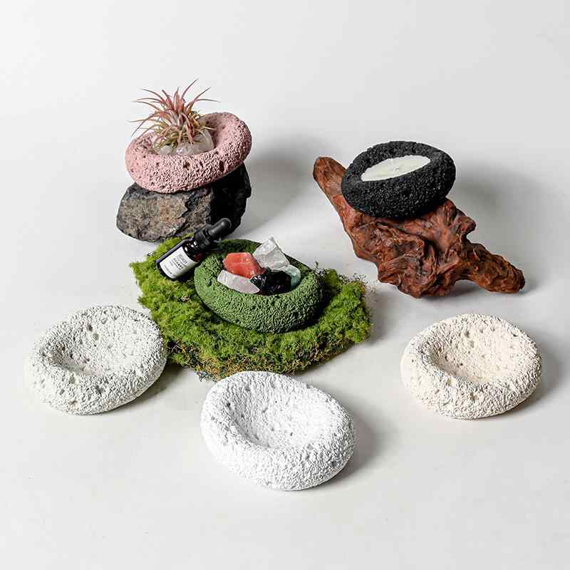 アロマディフューザー コンクリート 北欧 インスタ映え 無火 クリスタルストーン エッセンシャルオイル..