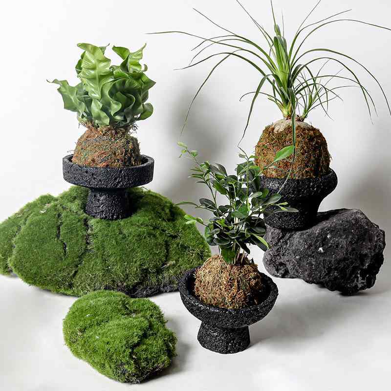 フラワーベース 北欧 クリエイティブ おしゃれ モダン 剣山付き 生け花 花器 セメント製 コンクリート..