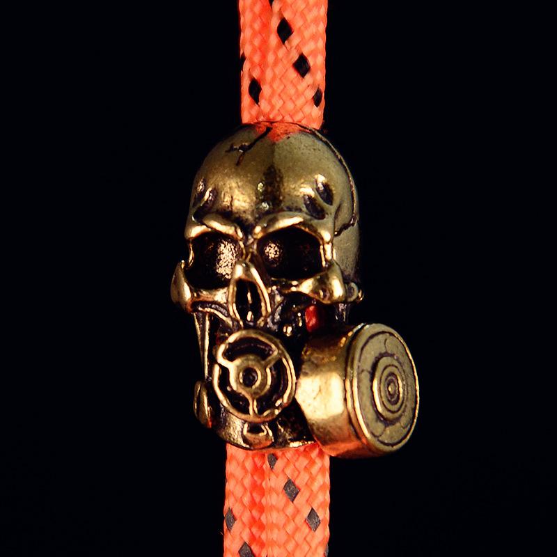 チャーム メンズ 真鍮製 バイオハザード スカル ナックル 手作り DIY ペンダントトップ 普段使い ナイ..