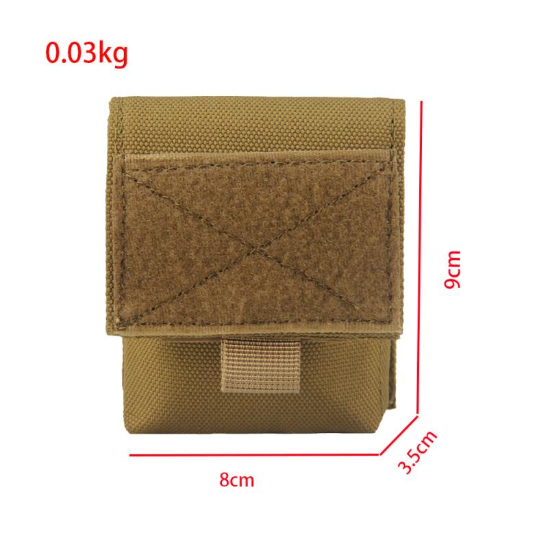 ポーチ EDC アウトドア タクティカル シガレットケース ライター収納 ナイロン コンパクト 吊り下げ ウ..