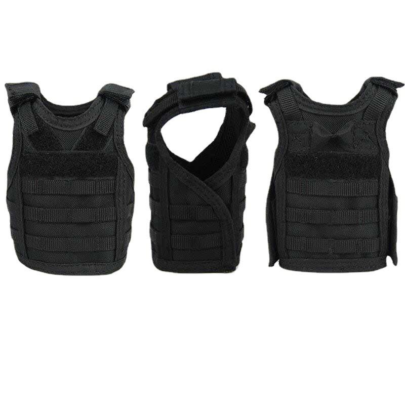 ボトルカバー ユニセックス アウトドア タクティカル ベスト型 ペットボトル 水筒 ドリンクボトル ホル..