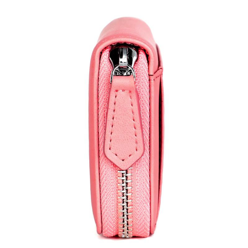 ミニ財布 男女兼用 ジッパー 小銭入れ カードケース RFID スキミング防止 本革 牛革 無地 シンプル カ..