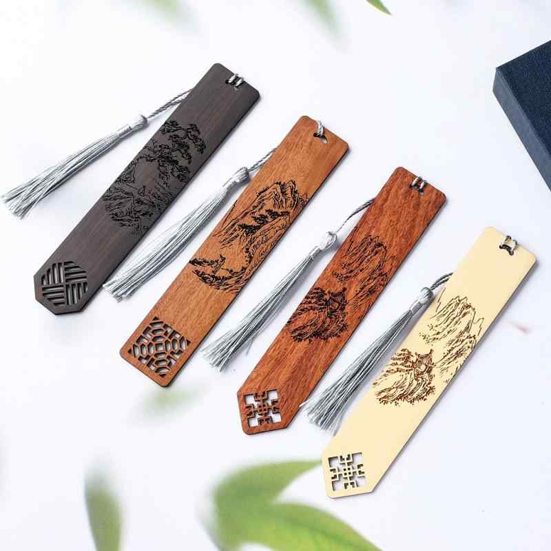 しおり 黒檀 黄楊木 木製 銘木 ブックマーク セット 中国風 記念品 ビジネスギフト 会社 会議 贈答品 贈り物 法人向け 周年記念