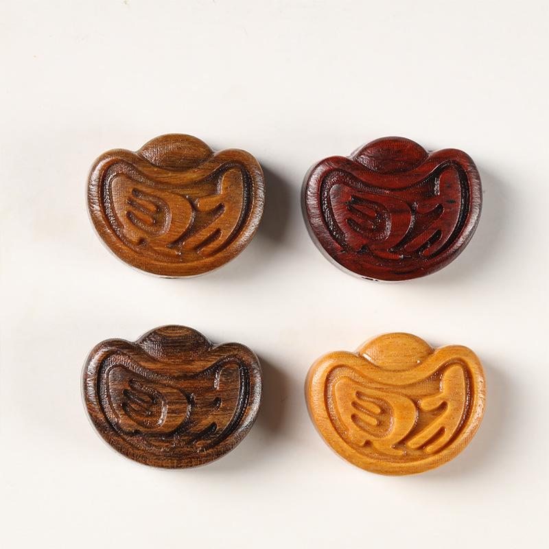 ブレスレット ストラップ 白檀 紫檀 緑檀 天然木製 オリジナル DIY 元宝形 金運アップ 開運 ユニーク 腕輪 キーホルダー ラッキーアイテム 装飾品