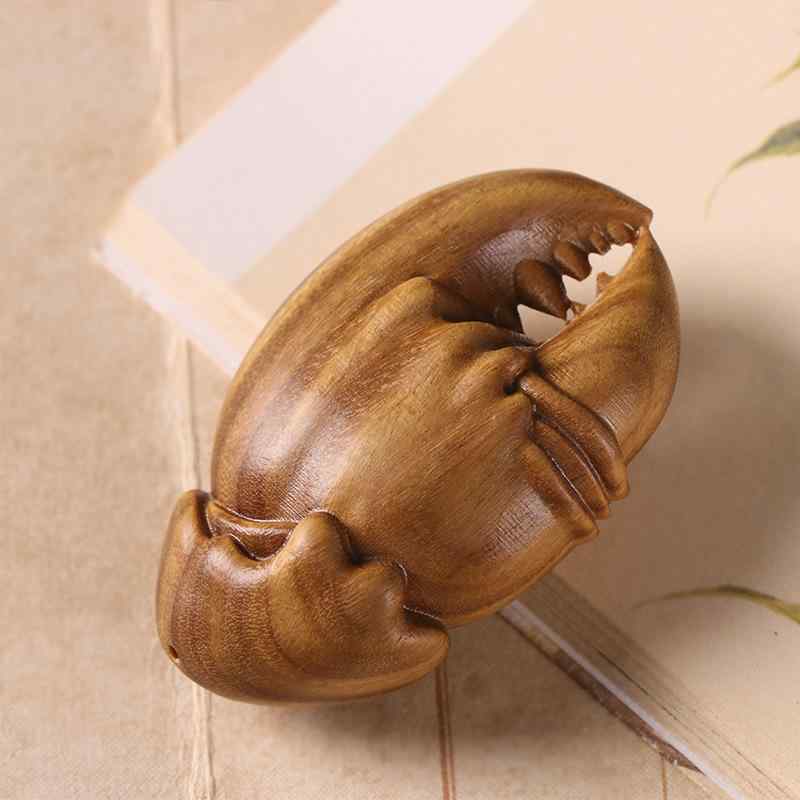 工芸品 メンズ 緑檀木製 彫刻 手遊び 掌玩品 携帯用 金運アップ 開運 ストレス解消 癒し リラックス 手のひらサイズ 縁起物 ポータブル インテリア オブジェ