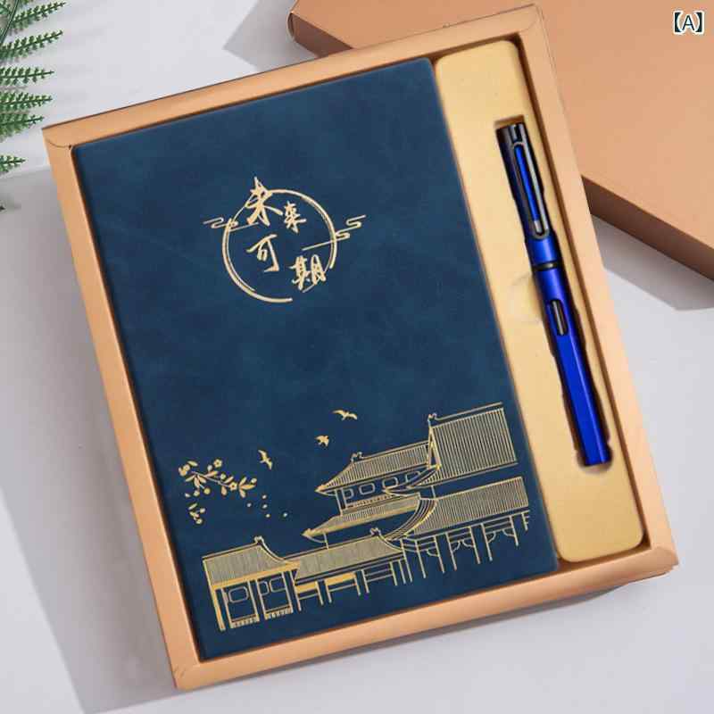 ノート ビジネス ギフトセット 企業向け 法人向け 贈り物 贈答品 会議用記録帳 議事録 高級感 上質 フ..