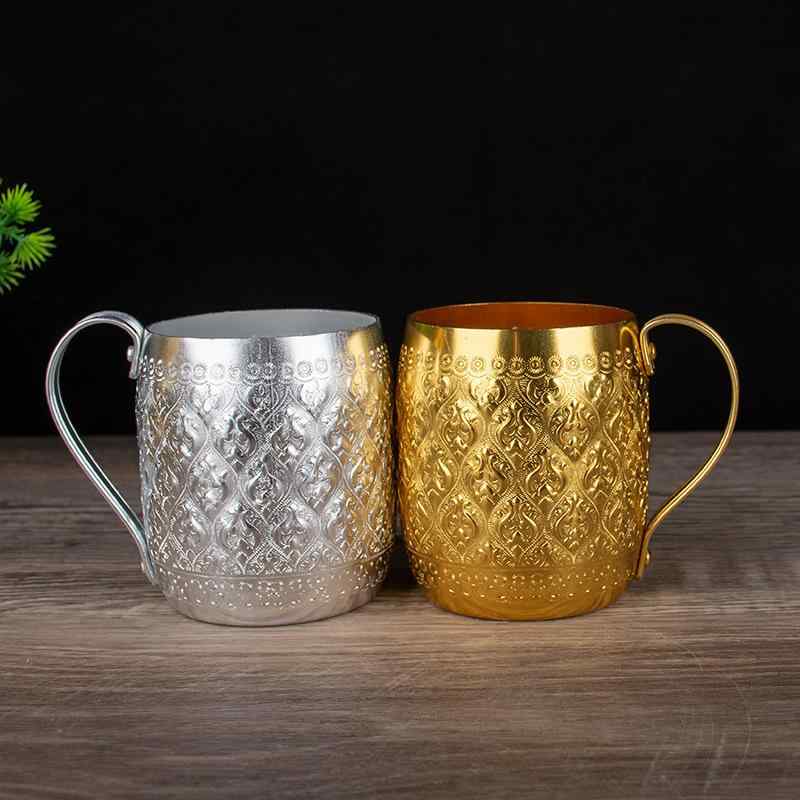 カップ 東南アジア タイ スズ製 メタル シルバー ゴールド ドリンクカップ コップ ホテル レストラン ..