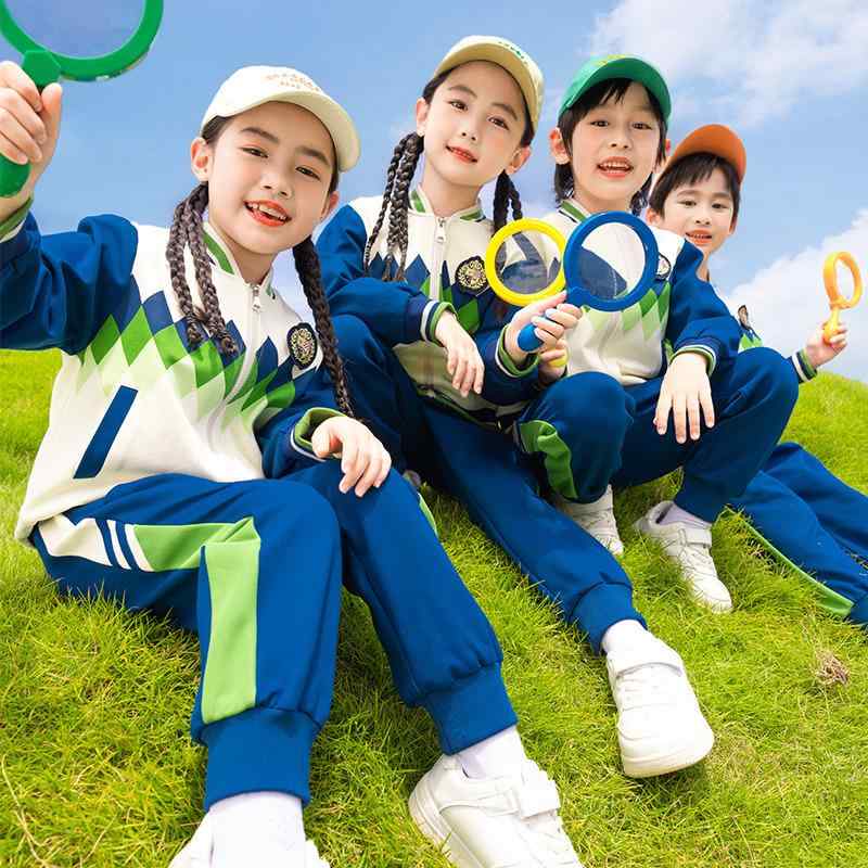 ジャージ キッズ 男女兼用 小学生 幼稚園児 スクールウェア 上下セット 三点セット 春秋 体育服 運動着..