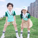 子供服 スクールユニフォーム 小学生 中学生 男女兼用 半袖 上下ツーピース 春夏 綿 コットン 柔らかな肌触り スポーツウェア カレッジスタイル 学園風 通学...