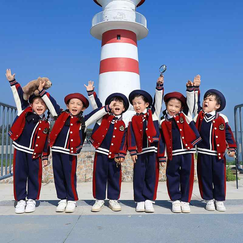 子供服 制服 キッズ 男女兼用 幼稚園 小学生 スクールウェア 体操服 スポーツ ブリティッシュ 綿 コッ..