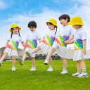 キッズ 制服 小学生 幼稚園 男の子 女の子 卒業式 卒園式 発表会 ダンス チアリーディング 衣装 半袖 スカート セットアップ カラフル 綿 柔らかい 春夏