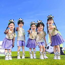 スクールユニフォーム キッズ 男女兼用 綿素材 半袖 Tシャツ スカート セットアップ 幼稚園 小学生 運動着 クラスTシャツ 発表会 卒業式 春夏