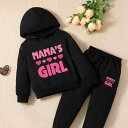 セットアップ 女の子 キッズ ガールズ 長袖 パーカー スウェット プルオーバー 上下セット パンツ カジュアル かわいい おしゃれ 春秋冬 ポリエステル 普段使い キャラクター柄