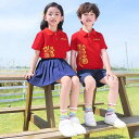 学生服 幼稚園 小学生 キッズ 男女兼用 夏用 半袖トップス ショートパンツ スカート 2点セット 綿 鹿の子 赤 発表会 合唱 卒業式 入学式 卒園式 運動会...