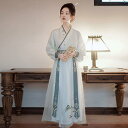 漢服 中国伝統衣装 カップル ペア 直裾 セットアップ 鶴柄 軽やか エレガント ゆったり ポリエステル素材 日常使い ウエストベルト 取り外し可能 飄帯 春夏