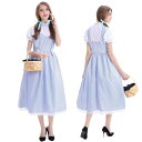 ワンピース レディース ハロウィン 舞台衣装 メイド服 アリス風 クラシカル ドレス コスプレ コスチューム イベント 仮装 パーティー 大人用 ポリエステル素...