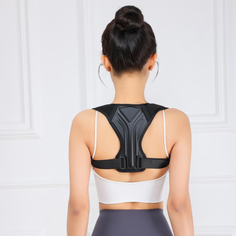 猫背矯正ベルト 大人用 男女兼用 姿勢サポーター 姿勢改善 美背ベルト 体幹サポート 背筋補正 肩こり対策 目立たない 薄型 インナー着用 ポリエステル素材 ブ...