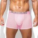 パンツ メンズ スポーツウェア 下着 インナー メッシュ 通気性 速乾 ナイロン素材 ヒップパッド パッド入り ボクサーパンツ シースルー 透け感 ルームウェア 部屋着 ミドル丈 ブラック ホワイト グレー レッド