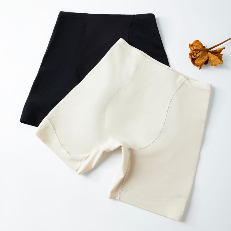 ガードル レディース シームレス ヒップアップ お腹引き締め 補正下着 インナーパンツ ショート丈 抗菌 ナイロン ブラック ベージュ ヌードカラー(x2)