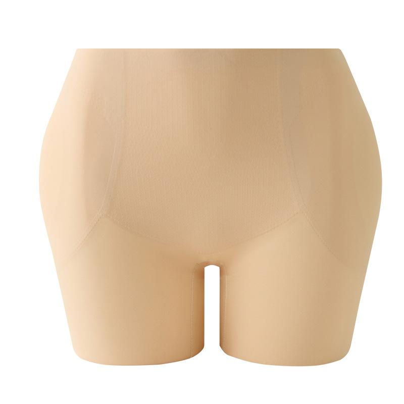 ガードル レディース 女性用 ヒップアップ 美尻メイクパッド内蔵 骨盤補正一体型 ぽっこりお腹引き締め シームレス 薄手 ナイロン ブラック ベージュ(x2)