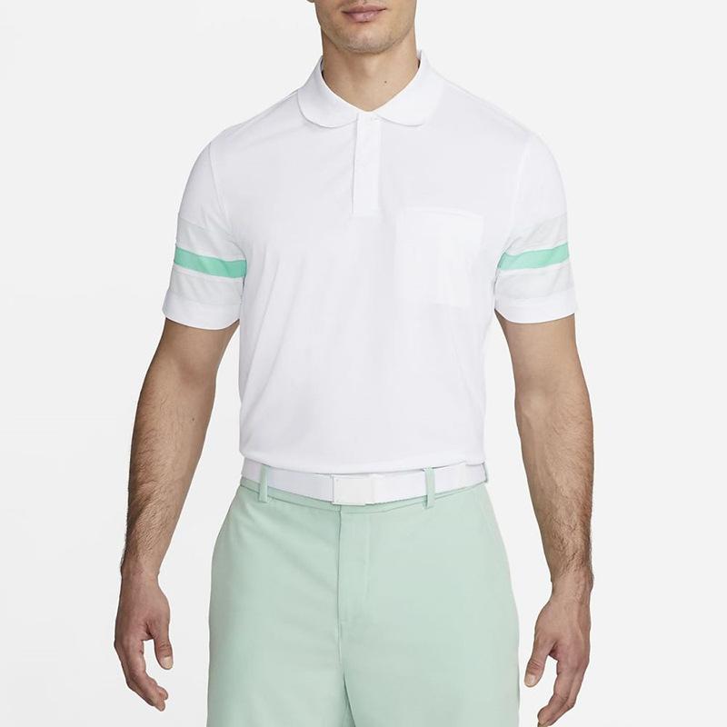 ゴルフ ポロシャツ メンズ トップス 吸汗速乾 通気性 プリント 刺繍 ポリエステル スポーツ アウトドア..