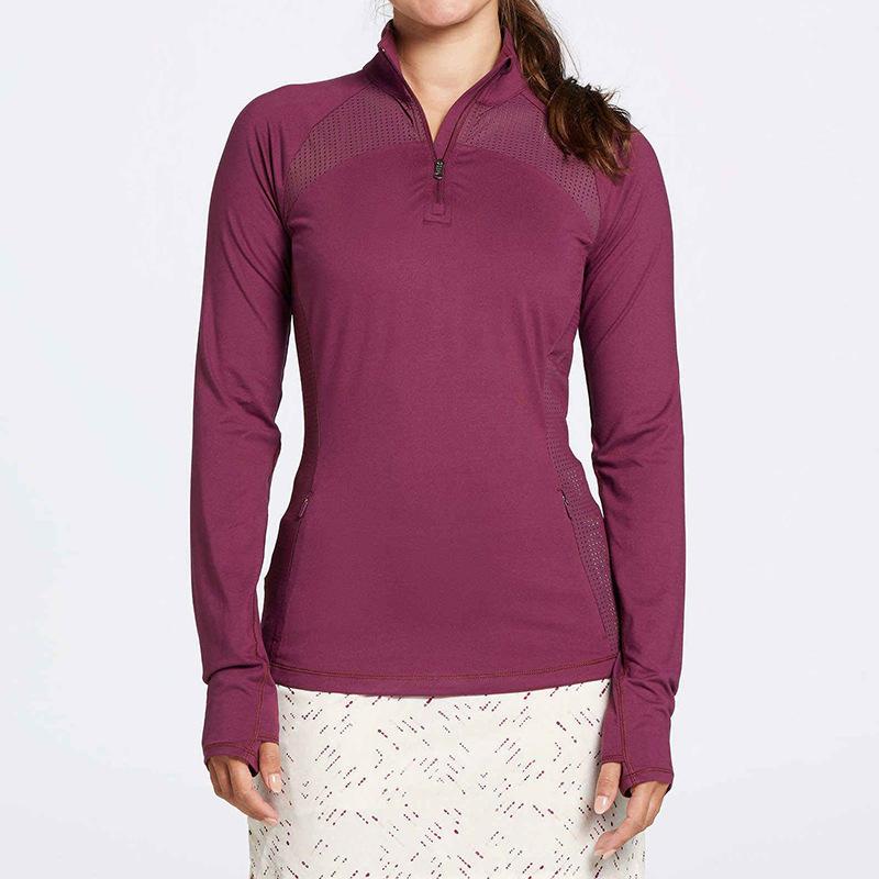 ポロシャツ レディース 長袖 スタンドカラー メッシュ 通気性 速乾性 カラーブロック 配色デザイン ゴ..