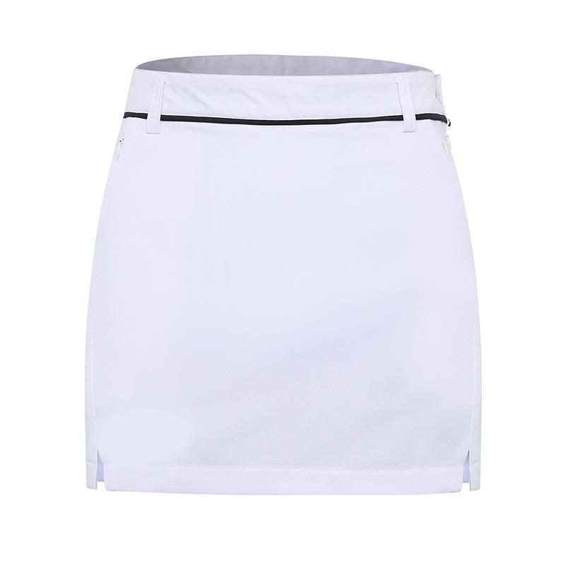スコート レディース ゴルフウェア ショート丈 インナーパンツ付き 通気性 吸湿速乾 スリムフィット A..