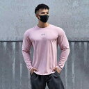 メンズ スポーツウェア 長袖 トップス フィットネス トレーニング Tシャツ 丸首 クルーネック 通気性 吸湿速乾 コットン素材 カジュアル 普段使い 秋冬
